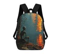 sinyumoney Lonely Mochila De Día Mochila De Negocios Mochila Impermeable Para Libros Para Hombres/mujeres 17inch