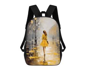 sinyumoney Lonely Woman Mochila Escolar Ligera Para Aeropuerto, Estudiantes Universitarios, Mochila Para Hombres, Mujeres Y Adolescentes 17inch