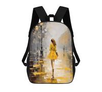 sinyumoney Lonely Woman Mochilas Para Niños, Mochilas Escolares Personalizadas En 3D Para Niños Y Niñas, Mochilas Escolares Grandes, Mochilas Informales Para El Día A Día 17inch