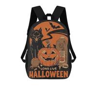 sinyumoney Long Live Halloween Mochila Escolar Infantil Impresa En 3D Para Niños, Mochila De Viaje De Alta Capacidad, Bolsas Para Libros, Mochila Escolar Infantil 17inch