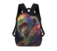 sinyumoney Looking at The Rainbow Mochila Escolar Para Niñas 17inch Mochila Informal Ligera Para Niños Y Niñas, Ideal Para Estudiantes De Secundaria