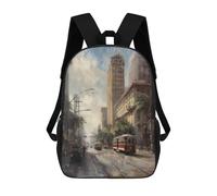 sinyumoney Los Angeles Beauty USA Mochila De Negocios Resistente Para Portátil Para La Escuela/trabajo/viajes 17inch