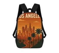sinyumoney Los Angeles Travel Mochilas Escolares Para La Escuela, Secundaria, Preparatoria Y Universidad. Mochilas De Viaje Para La Escuela/trabajo/viajes. 17inch