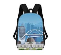 sinyumoney Los Angeles Travel Print Mochilas Mochilas Infantiles Mochila Escolar Mochila Escolar Infantil Impresa En 3D Mochilas De Viaje De Moda Para Niños De Primaria Y Secundaria 17inch