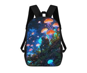 sinyumoney Lost in Bioluminescent Mochilas Impresas En 3D Para Niños, Mochila Escolar, Mochila De Moda Para Niños De Primaria Y Secundaria 17inch