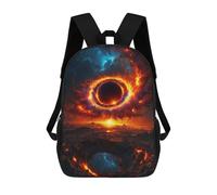 sinyumoney Lost in The Digital Cosmos Mochila Escolar De Moda Para Estudiantes, Adecuada Para Niños Y Niñas, Mochila Informal Para Viajes Al Aire Libre, Esencial Para El Día A Día 17inch