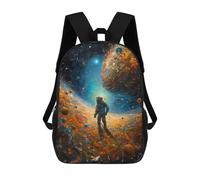 sinyumoney Lost in The Ethereal Mochila Con Bolsillo Mochilas Impresas En 3D, Mochilas De Viaje, Mochilas Para Libros, Mochila Escolar Para Niños 17inch