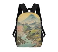 sinyumoney Lost in The Mountains Mochila Infantil Para Niñas, Mochila Escolar 3D, Mochila Para Niños Pequeños, Mochila Informal De Día, Mochila Escolar De Moda 17inch