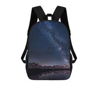 sinyumoney Lost in The Stars Mochilas De Moda Impresas En 3D 17inch Mochila Escolar Informal Para Niños De Primaria Y Secundaria