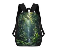 sinyumoney Lost Paradise Hidden Jungle Waterfall Mochila Escolar, Mochila Para Portátil, Mochila Para Adolescentes, Niñas, Niños, Mujeres Y Hombres 17inch