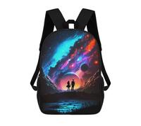sinyumoney Love Among The Stars Mochila Escolar Infantil Impresa En 3D Para Niños, Mochilas De Viaje De Alta Capacidad, Bolsas Para Libros, Mochila Escolar Infantil 17inch