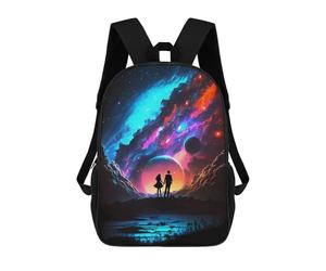 sinyumoney Love Among The Stars Mochila Escolar Infantil Impresa En 3D Para Niños, Mochilas De Viaje De Alta Capacidad, Bolsas Para Libros, Mochila Escolar Infantil 17inch