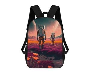 sinyumoney Love Beyond The Stars Mochila Escolar/de Trabajo/para Portátil Para Hombres, Mujeres Y Adolescentes 17inch