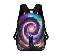 sinyumoney Love in The Cosmic Spiral Mochila Escolar Impresa En 3D Mochilas Informales Para Niños Mochila Escolar Impresa En 3D Para Niños De Primaria Y Secundaria 17inch