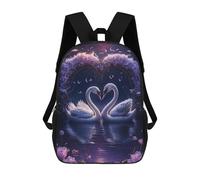 sinyumoney Love in The Night Sky Mochila Escolar Impresa En 3D Para Niños Y Niñas, Mochila Para Portátil Para Niños/estudiantes/adultos 17inch