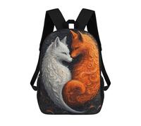 sinyumoney Loving Japan Foxes Mochila Escolar Ligera Para El Colegio, Mochila Escolar De Día, Mochila Para Libros Para La Universidad Para Niñas, Adolescentes 17inch