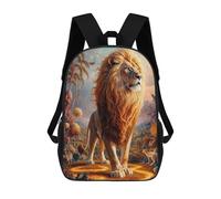sinyumoney Luminous Lion Mochila Escolar Mochilas Escolares Para Niñas Y Niños Mochila Con Bolsillo Mochila Escolar De Moda Para Niños 17inch