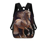 sinyumoney Lusitano Horse Mochilas Impresas En 3D Para Niños, Mochila Escolar, Mochila Informal Para Exteriores, Mochila Informal De Moda Para Niños, Lindas Bolsas De Viaje 17inch