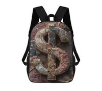 sinyumoney Luxury Stone Dollar Sign Decor Mochila De Negocios Para Portátil, Mochila Unisex Informal Para Niñas, Niños Y Adolescentes 17inch