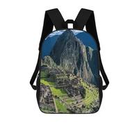 sinyumoney Machu Picchu Peru Mochila Escolar Mochilas Escolares Para Niñas Y Niños Mochila Con Bolsillo Mochila Escolar De Moda Mochila Infantil 17inch