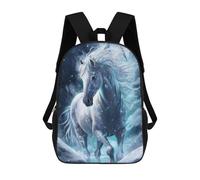 sinyumoney Magic Ice Horse Mochila Escolar Para Niñas Mochila Impermeable Mochila Informal De Día Mochila Ligera Para Niño Y Niña Mochila Escolar 17inch