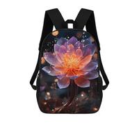 sinyumoney Magic Lotus Flower Mochila Escolar Impresa En 3D Mochila Escolar De Moda Para Niños Mochilas Para Niños Estudiantes De Secundaria 17inch