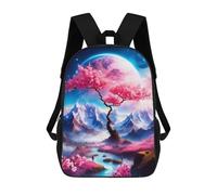 sinyumoney Magic Pink Tree Mochilas Escolares Mochila Escolar Ligera Mochila De Día Mochila Para Libros Para La Universidad Para Hombres/mujeres 17inch