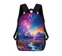 sinyumoney Magic River Mochilas Para Niños Y Estudiantes, Mochilas Escolares Impresas En 3D, Mochilas Para Estudiantes De Primaria Y Secundaria, Mochilas Para Niños Y Niñas 17inch