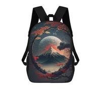 sinyumoney Magic Root And Mount Fuji Mochila Escolar Para Niños De 17 Pulgadas, Mochila Informal De Viaje Para Niños Y Niñas, Mochila De Gran Capacidad Para El Día A Día 17inch