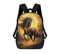 sinyumoney Magic Sun Horse Mochila Escolar Infantil Impresa En 3D Para Niños, Mochilas De Viaje De Alta Capacidad, Bolsas Para Libros, Mochila Escolar Infantil 17inch