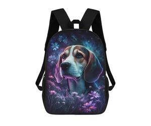 sinyumoney Magical Beagle Garden Art Print Mochila Ligera Informal Para El Día A Día, Mochila Escolar Para Adolescentes, Chicas, Chicos, Mujeres Y Hombres 17inch