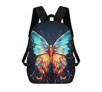 sinyumoney Magical Butterfly Artwork Mochila Escolar Para Niñas Y Niños, Mochilas De Gran Capacidad, Mochilas Ligeras Para Niños Y Estudiantes 17inch