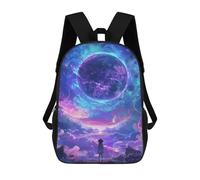 sinyumoney Magical Cosmic Journey Mochila Escolar Impresa En 3D 17inch Mochila Escolar Infantil Mochilas De Viaje Mochila Informal De Moda Para Niños Y Estudiantes
