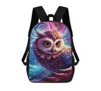 sinyumoney Magical Cosmic Owl Mochila Escolar Infantil Impresa En 3D Para Niños, Mochilas De Viaje, Bolsas Para Libros, Mochila Escolar Infantil 17inch