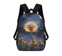 sinyumoney Magical Dandelion Night Sky -1 Mochilas Escolares Para La Escuela Secundaria, Preparatoria, Universidad Y Viajes Para Hombres, Mujeres Y Adolescentes 17inch
