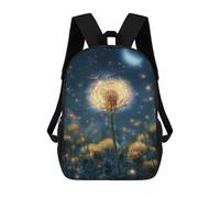 sinyumoney Magical Dandelion Night Sky -2 Mochila Escolar, Mochila Para Portátil, Mochila Para Niños/niñas/adolescentes 17inch