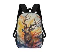 sinyumoney Magical Deer Mochila Escolar Mochilas Escolares Para Niñas Y Niños Mochila Con Bolsillo Mochila Escolar De Moda Mochila Infantil 17inch