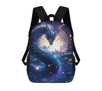 sinyumoney Magical Dragon Artwork Mochila Escolar, Bolso De Negocios, Bolso Para Portátil Duradero Para Campus, Actividades Al Aire Libre, Viajes Y Deportes 17inch