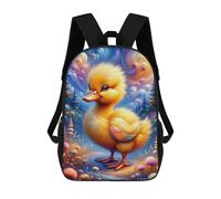 sinyumoney Magical Duckling Fantasy 17inch Mochilas Escolares Impresas En 3D, Mochilas Escolares De Moda Para Niños De Primaria Y Secundaria