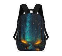 sinyumoney Magical Fairy Forest At Ni Mochilas Para Niños Mochilas Escolares Mochila Escolar Para Niños Impresa En 3D Mochilas De Viaje De Moda Para Niños De Primaria Y Secundaria 17inch