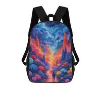 sinyumoney Magical Fantasy Landscape -1 Mochila Escolar Resistente Al Agua, Mochila De Viaje, Bolsa Para Computadora Para Hombres, Mujeres Y Adolescentes 17inch