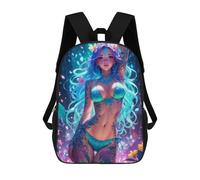 sinyumoney Magical Flower Anime Girl Mochila Escolar Infantil, Mochilas Impresas En 3D, Mochilas Escolares De Moda Para Niños De Primaria Y Secundaria 17inch