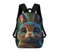 sinyumoney Magical Forest Bunny Mochila Escolar Para Niños Mochila Escolar Impresa En 3D Mochila Escolar De Moda Para Niños De Primaria Y Secundaria 17inch