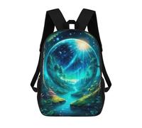 sinyumoney Magical Forest Mochila Escolar Para Niñas 17inch Mochila Informal Ligera Para Niños Y Niñas, Ideal Para Estudiantes De Secundaria