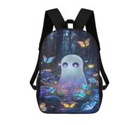 sinyumoney Magical Forest Spirit with Butterflies Mochila Escolar Infantil Impresa En 3D Para Niños, Mochilas De Viaje De Alta Capacidad, Bolsas Para Libros, Mochila Escolar Infantil 17inch