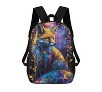 sinyumoney Magical Fox Art Print-7 Mochila Escolar Para El Trabajo, Negocios, Universidad, Escuela Para Hombres/mujeres 17inch