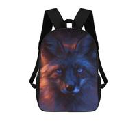 sinyumoney Magical Fox Art Print Mochilas Infantiles Impresas En 3D De 17 Pulgadas. Mochila Escolar Informal Impresa En 3D Para Niños De Primaria Y Secundaria.
