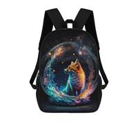 sinyumoney Magical Fox Bubble Mochila Escolar Para Niños Mochila Escolar Impresa En 3D Mochila Escolar De Moda Para Niños De Primaria Y Secundaria 17inch
