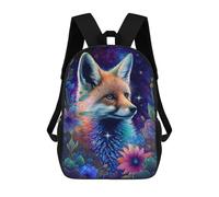 sinyumoney Magical Fox in Starry Garden -1 Mochila Escolar Grande Para Niños, Niñas, Adolescentes, Hombres Y Mujeres 17inch