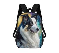 sinyumoney Magical Galaxy Dog Art Print Mochila Escolar Infantil De 17 Pulgadas Con Estampado 3D De Películas De Anime Para Niños, Mochila De Viaje, Mochila Escolar Infantil